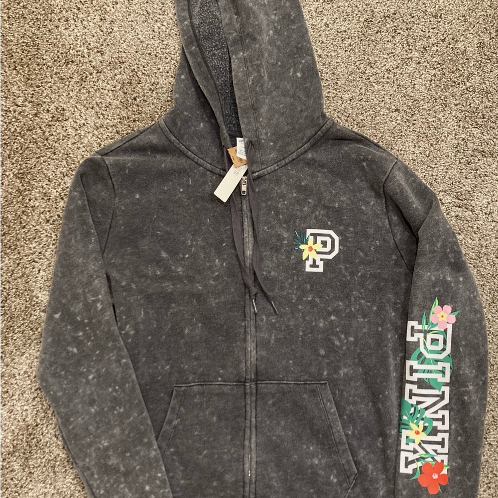 🌺NWT-PINK-Victoria Secret Full-Zip Hoodie🌺